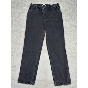Abercrombie & Fitch Black Straight Leg Jeans